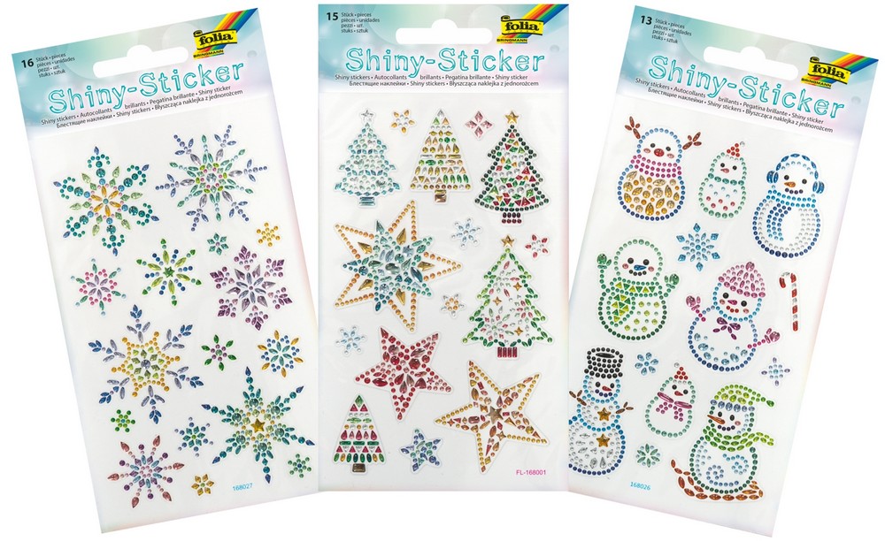 Shiny-Diamant Sticker Weihnachten